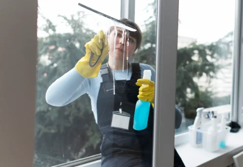 Nettoyage de vitres intérieures et extérieures à la Louptière-Thénard
